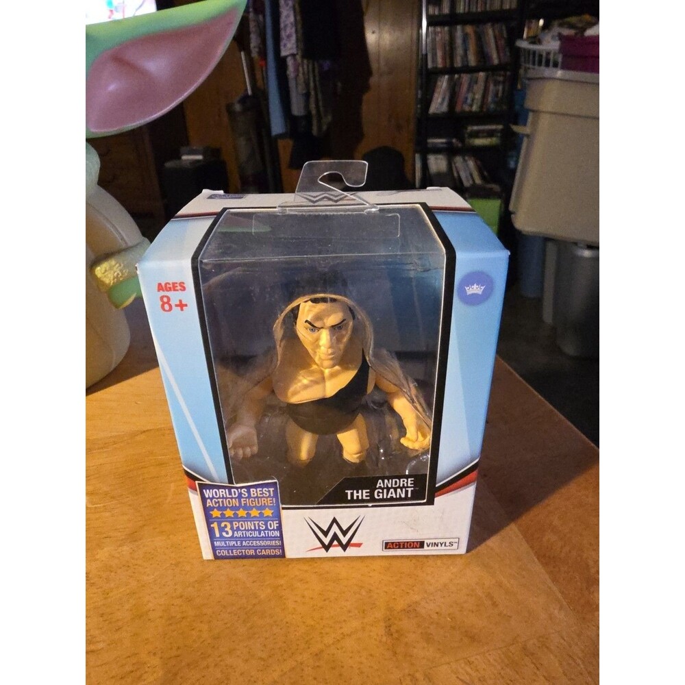 2020 The Loyal Subjects WWE ANDRE THE GIANT Action Vinyls Figure Black Strap